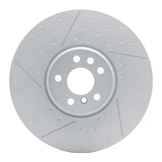 R1 Concepts PPP-31132D Carbon Alloy Dimpled & Slotted Brake Rotor